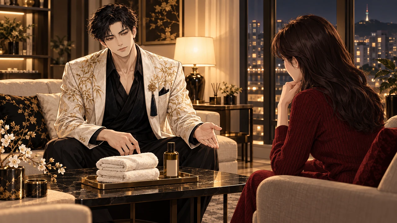 지역과 관리 방식을 상담하는 오오모노 브랜드 일러스트